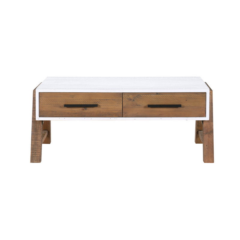 Sutere Solid Wood Four Leg Coffee Table