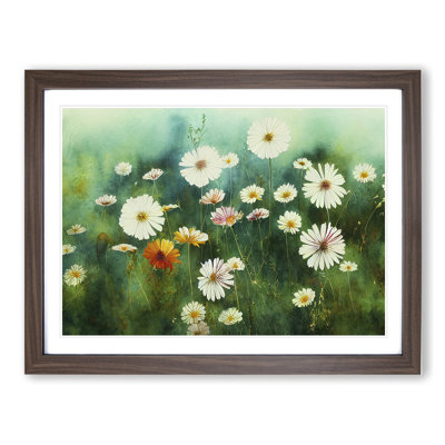 XH1022-7243X Pure Wildflowers Floral 1 Piece Single Picture Frame Wall Art