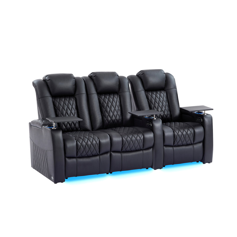 Fauteuil de cinéma inclinable Power Zero Gravity, Noir, noir, noir, noir