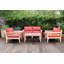 Monterey Outdoor 6 - Piece Teak Conversation Set-811188846-847976537