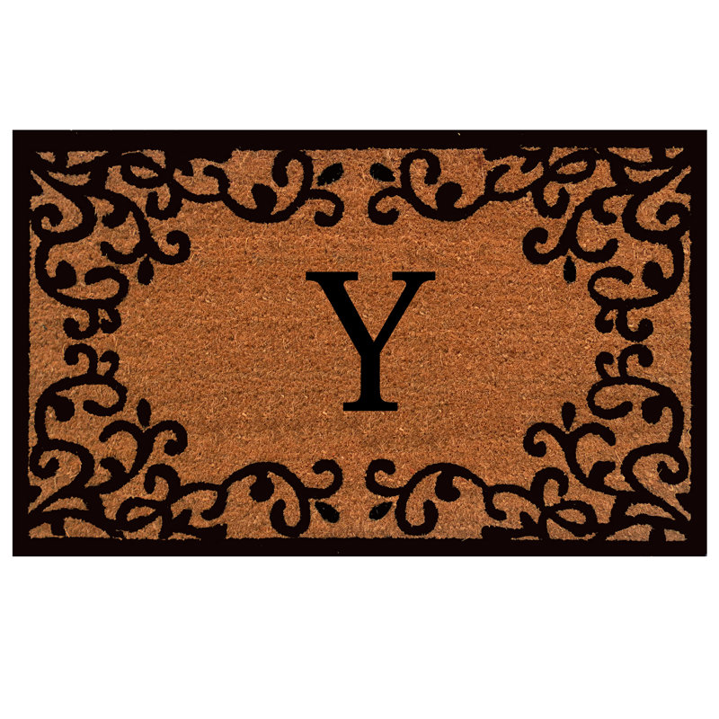 Salguero Non-Slip Outdoor Doormat, Y, Rectangle 24" x 36"