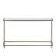 Sandlin 110cm Glass Top Console Table