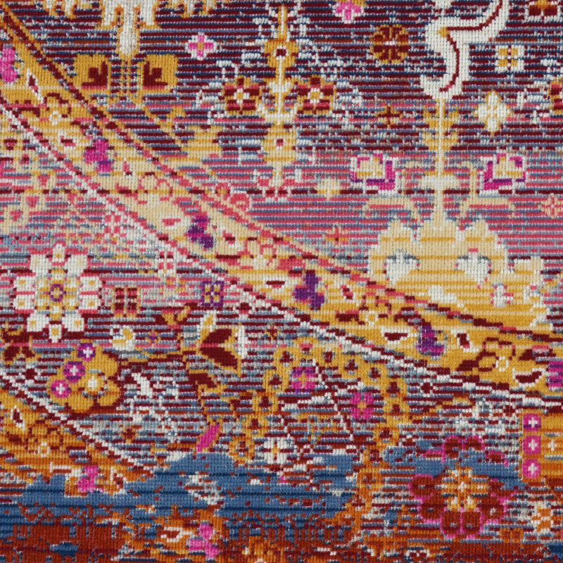 Holsworthy Oriental Area Rug, Rectangle 0.61 x 1.15cm
