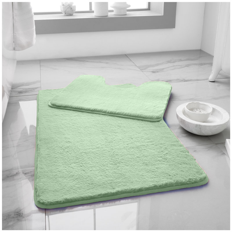Non-Slip Bath Mat, Green