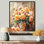 Bouquet de pivoines ensoleillées à la ferme I - Décoration murale pivoines