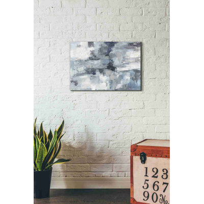 " In The Clouds Indigo and Grey " Print