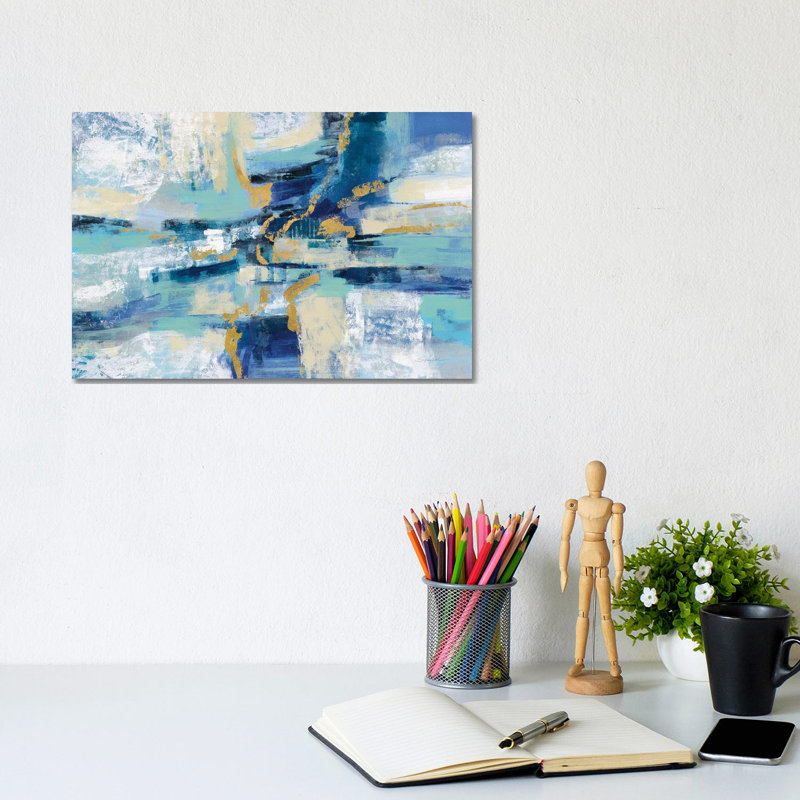 Wave Breaker by Silvia Vassileva - Gallery-Wrapped Canvas Giclée on Canvas, 20.32 cm H x 30.48 cm W, Canvas