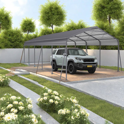 Auvents et pavillons de jardin robustes (doit inclure le cadre), abri d'auto en acier pour la maison