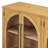 4-Door Large Storage Sideboard Buffet Cabinet With Glass Doors, Arched Cabinet With Adjustable Shelves For Kitchen, Dining Room And Living Room-1494917079