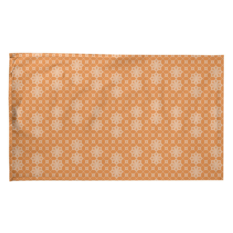 Mcguigan Tea Towel Kitchen Towel, Poly Twill, Orange