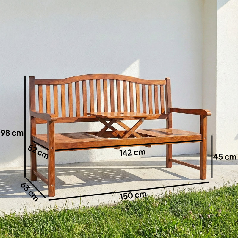 Solid Wood Bench