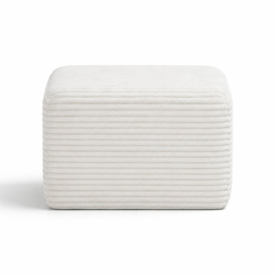 Upholstered Ottoman with Soft Padded Cushioning