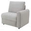 Canapé modulaire inclinable électrique modulaire en sherpa et velours gris