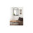 Dukene Metal Mirror with Shelves-83568069-83568066
