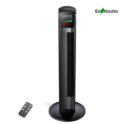 Ventilateur numérique de tour de 34 po Ecohouzng avec mode automatique intelligent et télécommande