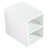Wall Mounted 12 Inch Small Shelf Units, Glossy White - Good For Bathroom, Bedroom, Kitchen Units Storage, Kitchen, Storage Room