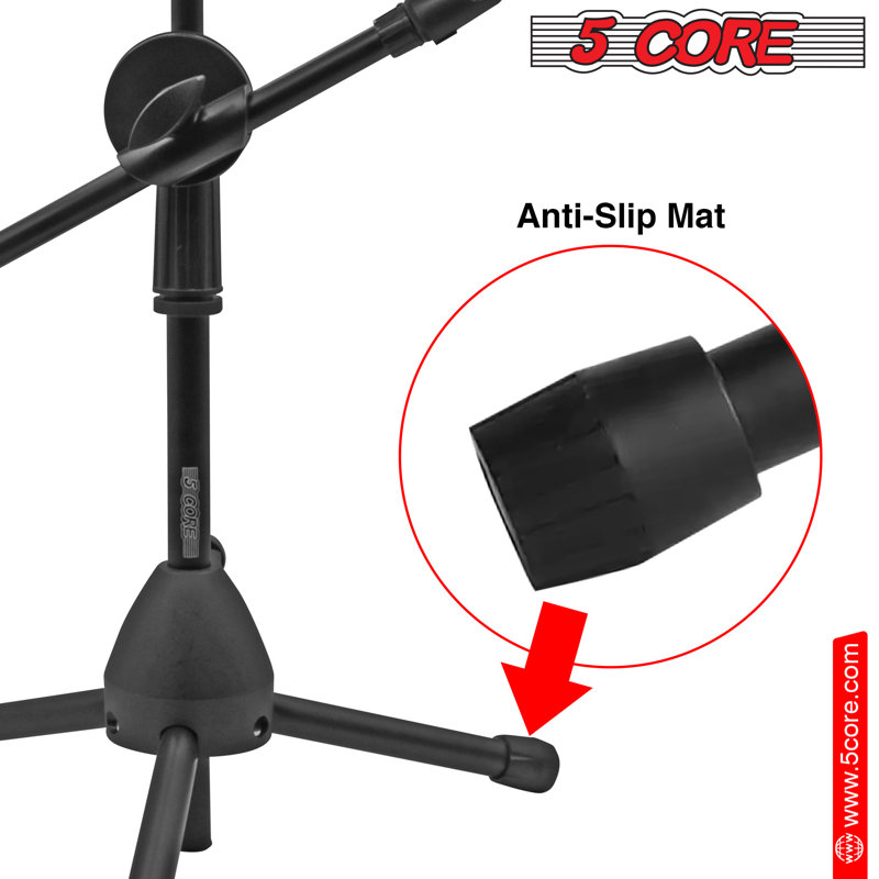Support pour micro à 5 trépieds pour 5 micros avec support réglable