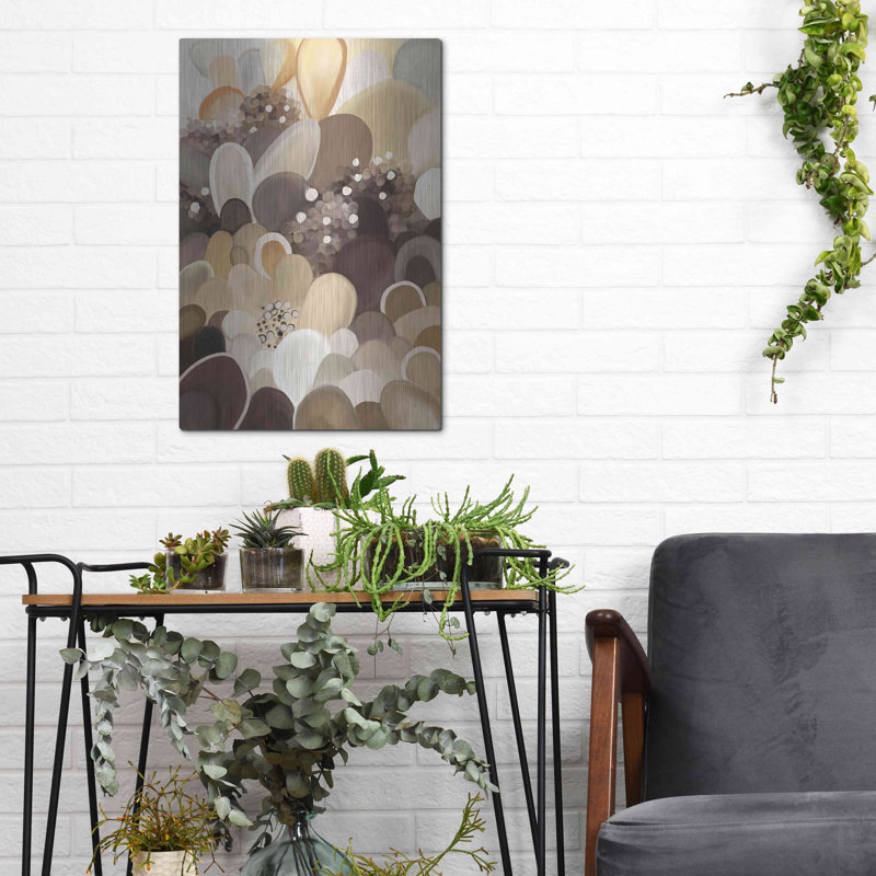Orren Ellis 'In Close Proximity' by Kamdon Kreations, Metal Wall Art, 16" H x 12" W
