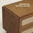 NTC MEL Solid Wood Nightstand with 2 Drawers, Handwoven Natural Rattan Bedside Table, Mid Century Modern Night Stand, Wooden Side Table for Bedroom, Easy Assembly, Teak Look-125492173-125492174