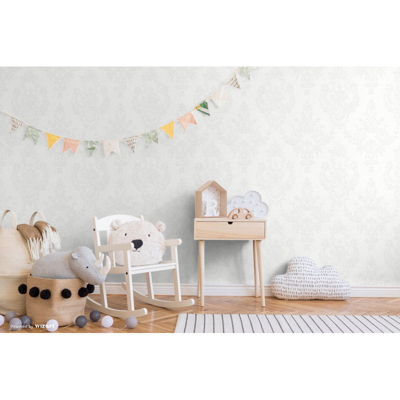 Bainbridge 10m x 53cm Wallpaper Roll, White