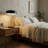 Moza Ceramic Table Lamp - Modern Black Lamp; White Lighting