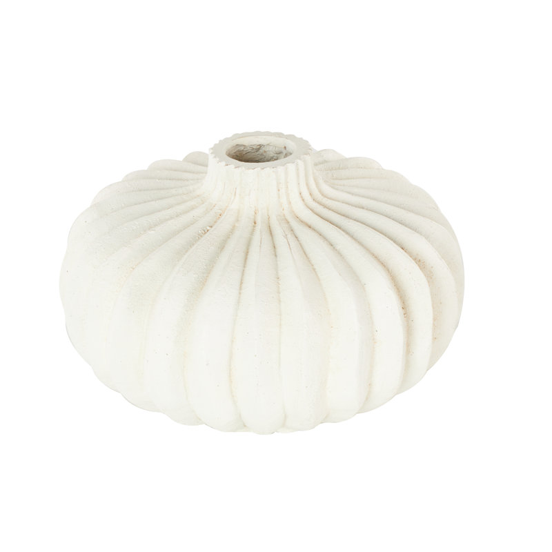Cole And Grey Magnesium Oxide Short Wide Decorative Vase