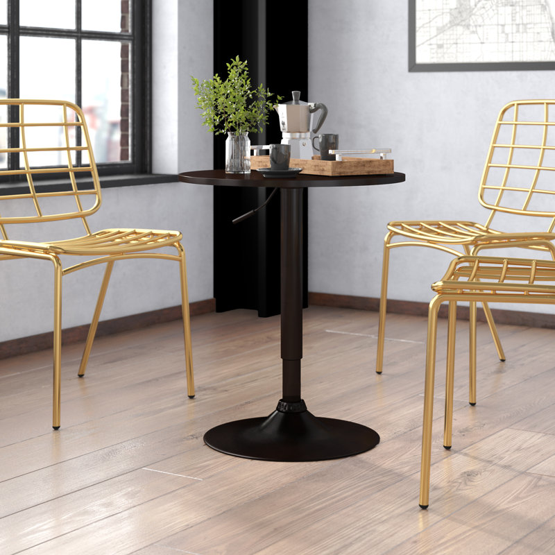 Liubomir Round Metal Base Dining Table