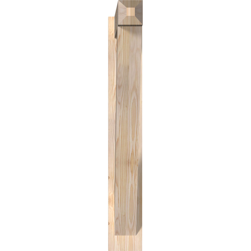 Artisan traditionnel en bois rustique, P 32 po x H 38 po, Sapin Douglas de 5 1/2 po (lisse)