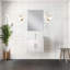 Ensemble de meuble-lavabo simple 24 po avec plateau et miroir Geneva-112899671-112899668