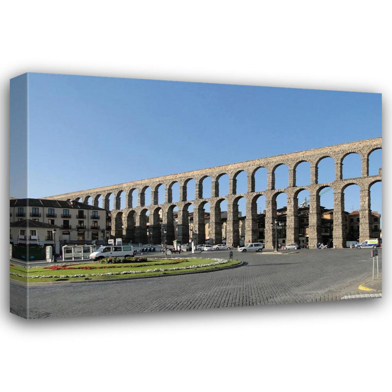 Aqueduct of Segovia, 17" H x 24" W