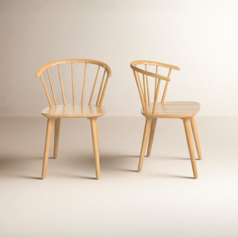 Sheffield Solid Wood Dining Chair, Natural