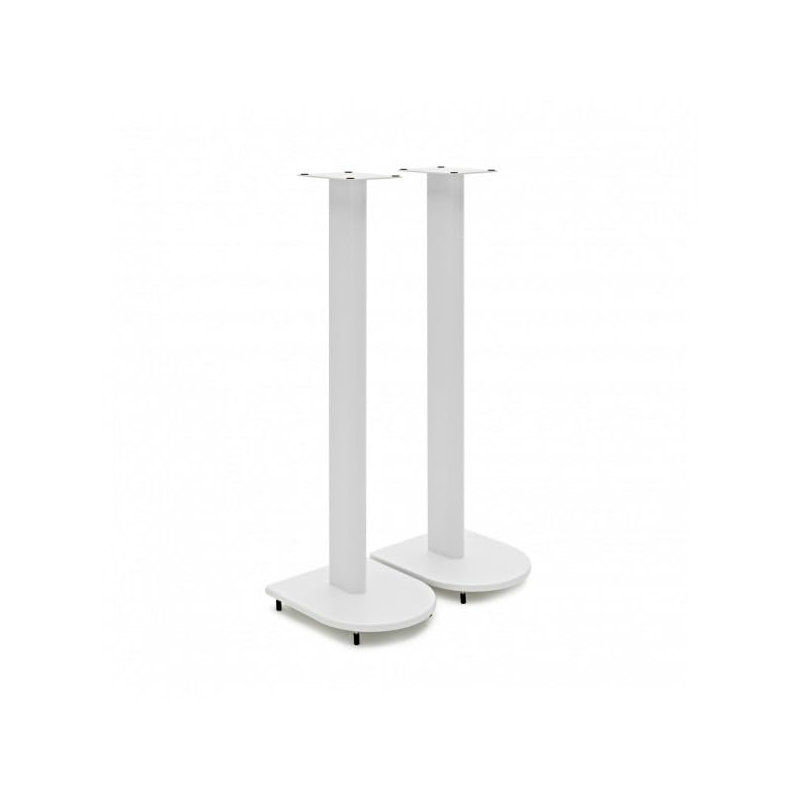 Adjustable Height Speaker Stands, White