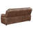 Dark Brown Padded Arm Sofa