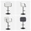 Swivel Adjustable Height Counter Stool with Metal Frame-1492683650