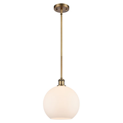 Luminaire suspendu sphère 1 lumière Baran