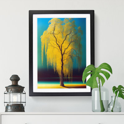 FRM-V0523-2502X The Weeping Willow Tree Vol.5 - Single Picture Frame Print
