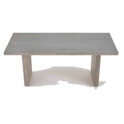 Upoak Series 70.9" Farmhouse Rectangle Wood Dining Table Gray Seats 4-6 People