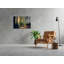 Superbe peinture murale en verre trempé 27,6 po x 39,4 po | 100% verre trempé, épaisseur: 0,16 pouce | Décoration élégante pour le salon ou le bureau, durable et facile à nettoyer, idée de cadeau parfaite-163489462