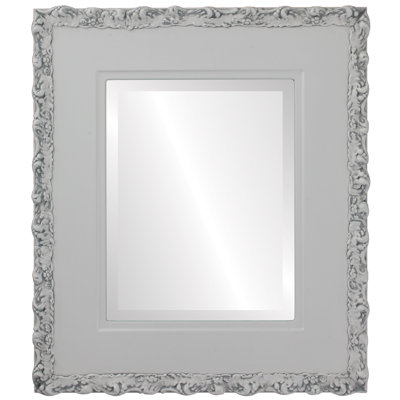 Miroir décoratif en biseau rectangulaire Wingard