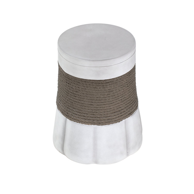 Woven Rope Side Table with sturdy base