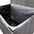 Hayots Garden Storage Box Grey 150x100x100 cm Poly Rattan