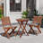 24.In  Round Patio Folding Wood Table-92327981