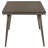 Perkins Dark Brown Rectangular Wood Dining Table (Not Including Chair)