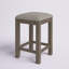 Tabouret de comptoir avec siège rembourré Keena