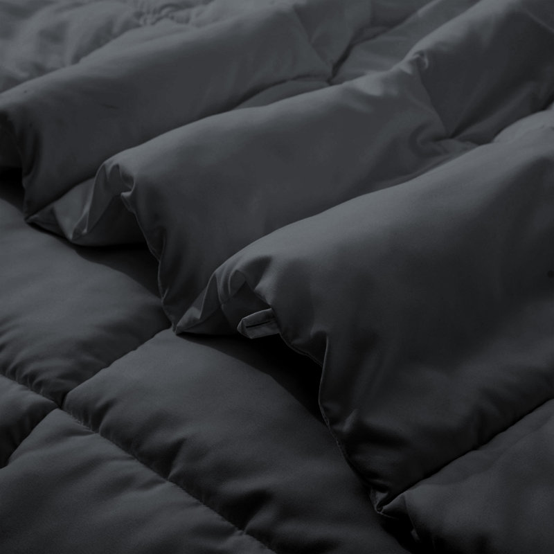 Wayfair Sleep Lightweight Down Alternative Comforter, Black, King