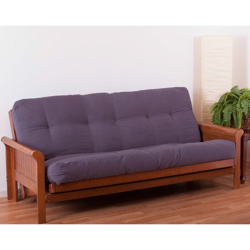 Charneco 10'' Cold Foam Futon Mattress Futon  Mattress, Full, 8", Grape