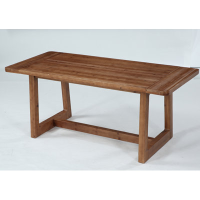 71" Solid Wood Home Office Desk, Large Computer Writing Table