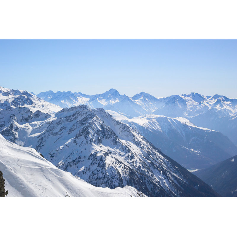 Winter Mountain by Mmac72 - Wrapped Canvas Print, 61cm H x 91cm W x 3.8cm D