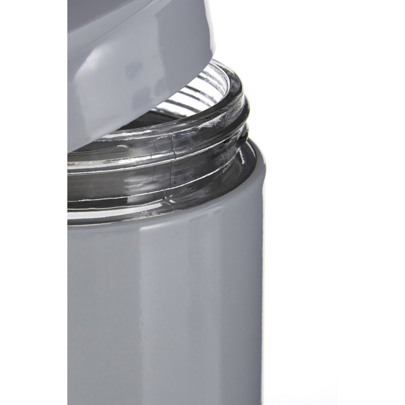 Glass Jar, Grey