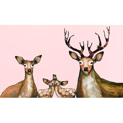 " Flower Deer Family " by Eli Halpin